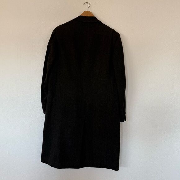 Men’s vintage dark gray pea coat - Picture 2 of 5